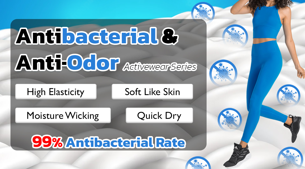 Antibacterial Deodorant Activewear Sportswear