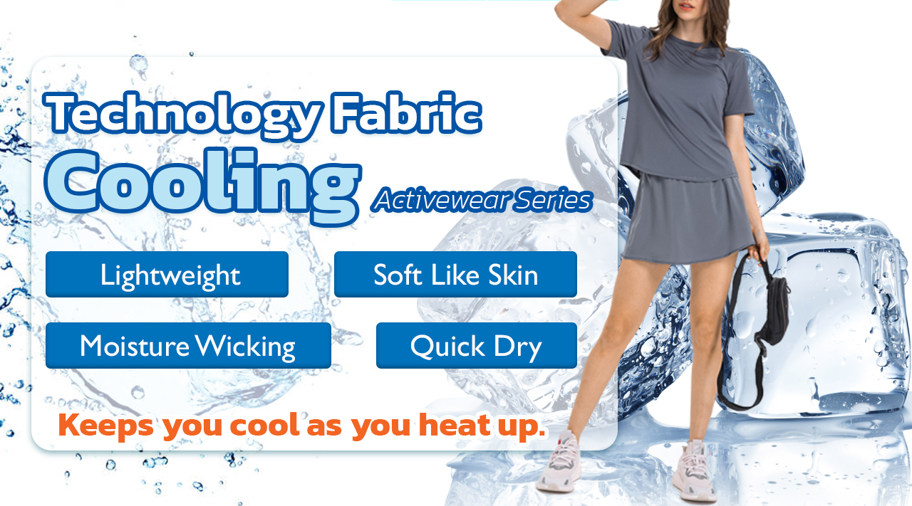Cooling Technology Fabric Activewear Sportswear