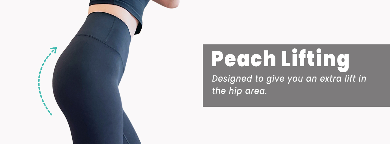 Antibacterial Anti-Odor No T-Line High-Rise Hip Lifting Slimming Yoga Pants Sportswear Hip Shaping