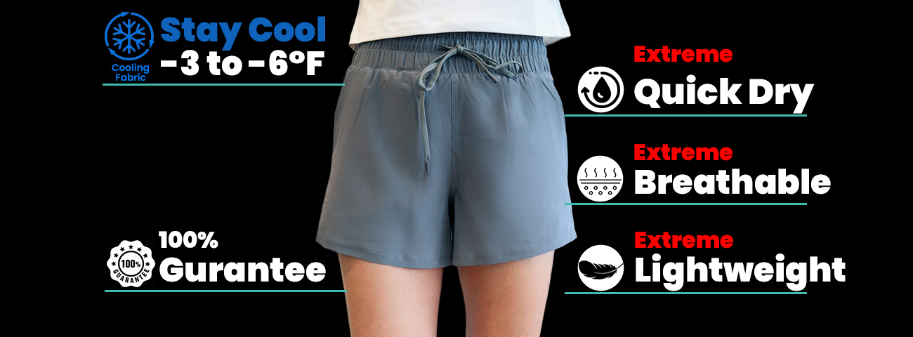 Cooling Tech Fabric Shorts Detail