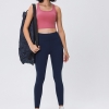 Women Sports Y Back High Support Bra Pads Crop Tank Top Women Sports Y Back High Support Bra Pads Crop Tank Top