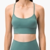 Women Sports Sexy Y Back High Support Push Up Spaghetti Strap Bra Top Women Sports Sexy Y Back High Support Push Up Spaghetti Strap Bra Top