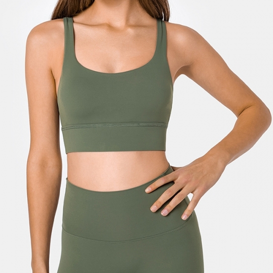 Women Sports Cross Strings Back High Support Push Up Bra Top Women Sports Cross Strings Back High Support Push Up Bra Top