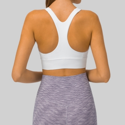 Women Sports Y Back High Support High Neck Bra Top