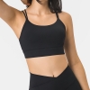 Women Sports Cross Hollow Back High Support Bra Top Women Sports Cross Hollow Back High Support Bra Top