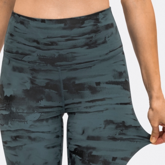 Women Sports Printed High-Waisted Slimming Pocket Yoga Pants Women Sports Printed High-Waisted Slimming Pocket Yoga Pants