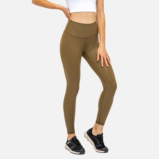 Women Sports Bronzing High-Waisted Slimming Pocket Yoga Pants Women Sports Bronzing High-Waisted Slimming Pocket Yoga Pants