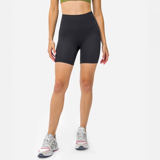 Women Sports High-Waisted Butt Lifting No Front Seam Pocket Shorts Women Sports High-Waisted Butt Lifting No Front Seam Pocket Shorts