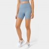Women Sports High-Waisted Butt Lifting No Front Seam Pocket Shorts Women Sports High-Waisted Butt Lifting No Front Seam Pocket Shorts