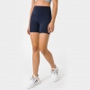 Women Sports High-Waisted Butt Lifting No Front Seam Pocket Shorts
