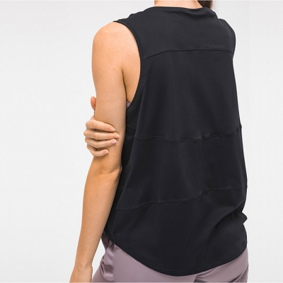 Women Sports Drop Tail Light Tank Top